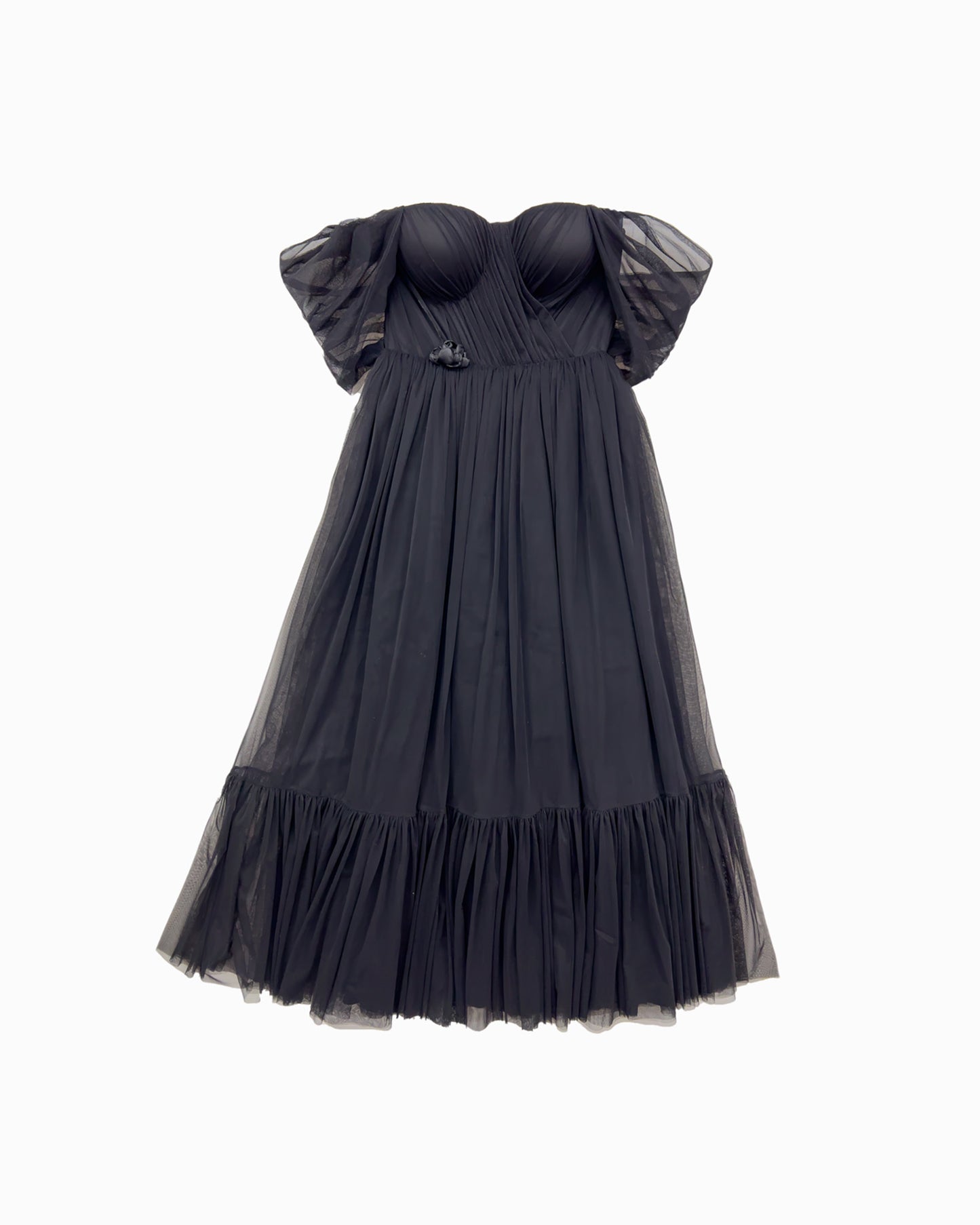 Suknia Midi Midnight Rose Dress