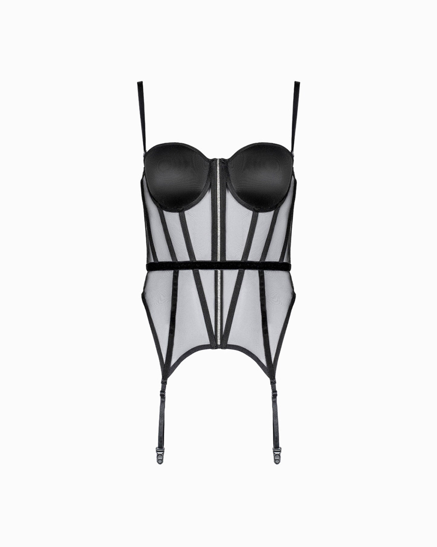 Gorset Geometry Garter Belt
