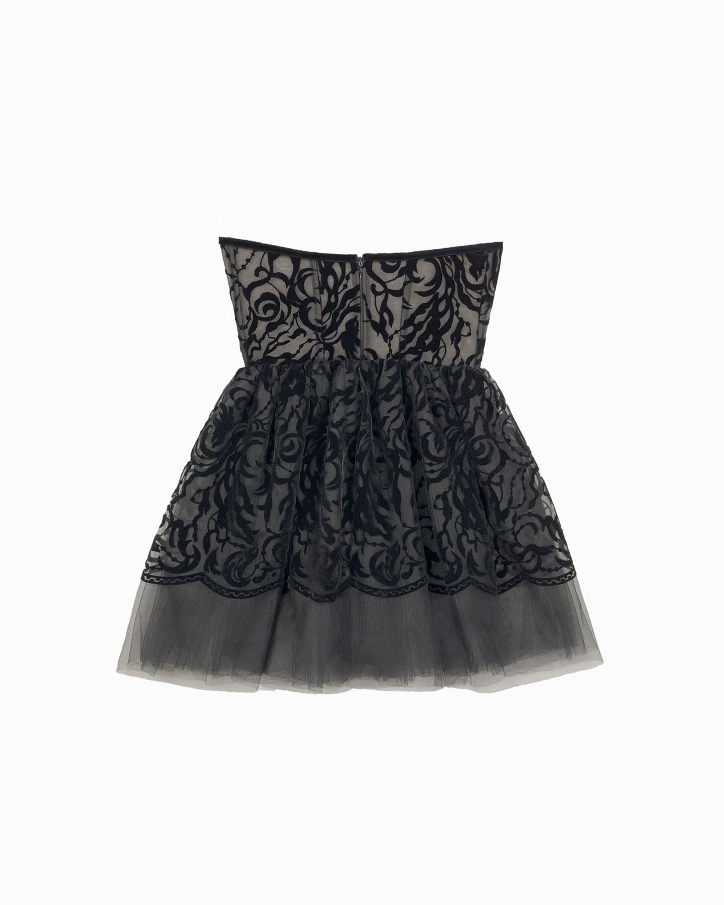 Suknia Body Mini Velvet Vines Dress