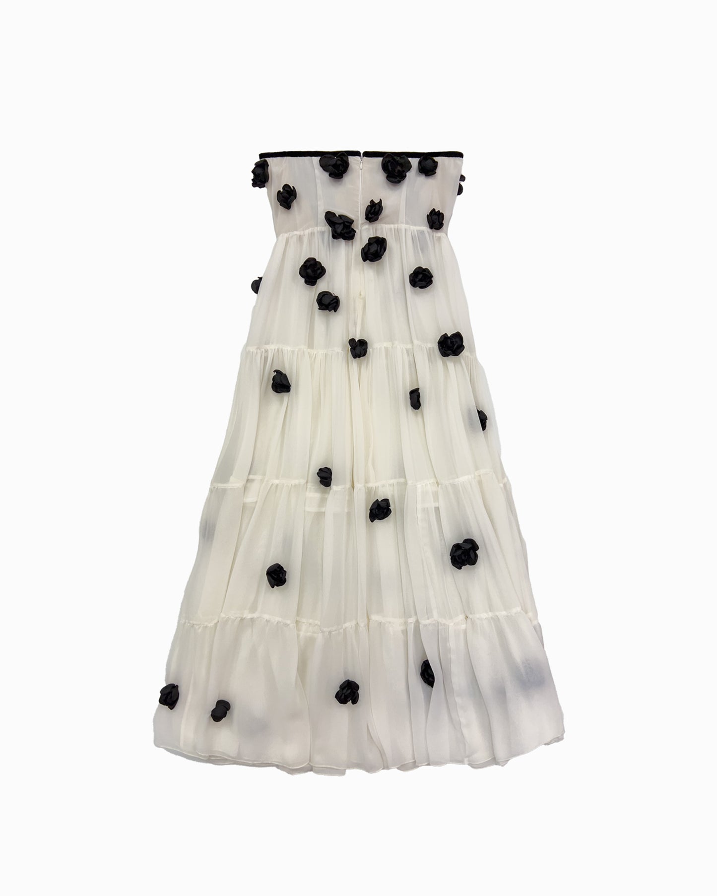 Suknia Midi Midnight Floral Cascade Dress
