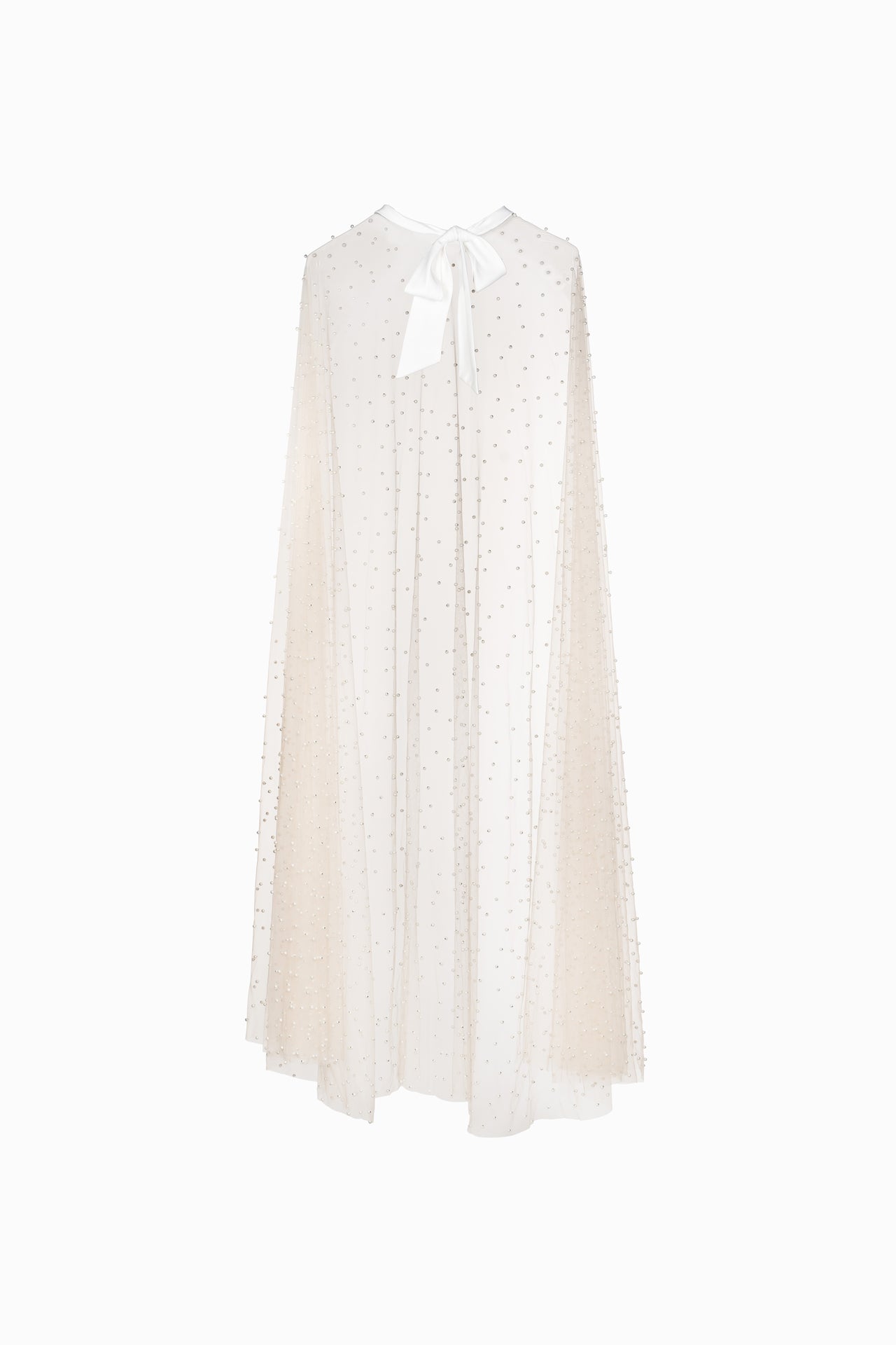 Wedding Mesh Perl Cape